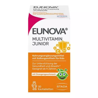 Eunova Junior compresse masticabili al gusto arancia, 30 pz
