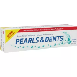 PEARLS &amp; DENTS Dentifricio esclusivo senza biossido di titanio, 100 ml