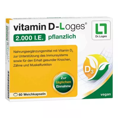 vitamina D-Loges 2.000 unità internazionali vegetale (60 pezzi) vitamina D-Loges 2.000 unità internazionali vegetale (60 pezzi)