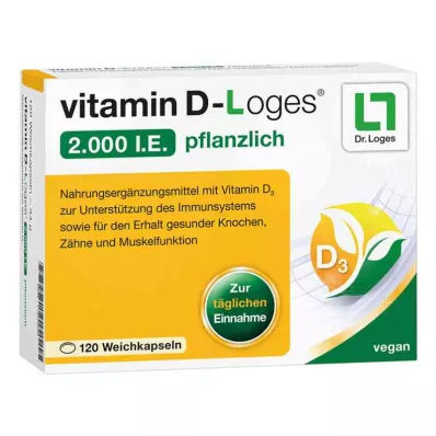 vitamina D-Loges 2.000 unità internazionali vegetale (120 pezzi) vitamina D-Loges 2.000 unità internazionali vegetale (120 pezzi)