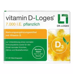 VITAMIN D-LOGES 7.000 U.I. deposito settimanale di erbe, 60 pz