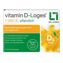 VITAMIN D-LOGES 7.000 U.I. deposito settimanale di erbe, 90 pezzi