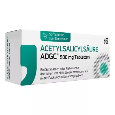 Acido acetilsalicilico ADGC compresse da 500 mg (50 pezzi) Acido acetilsalicilico ADGC compresse da 500 mg (50 pezzi)