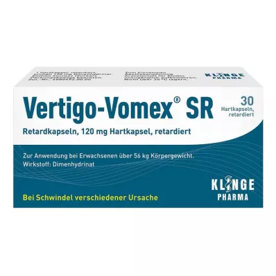 VERTIGO-VOMEX SR Capsule a lento rilascio, 30 pezzi VERTIGO-VOMEX SR Capsule a lento rilascio, 30 pezzi