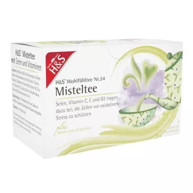 H&amp;S Tè al vischio con selenio e vitamine sacchetto filtro, 20X2 g
