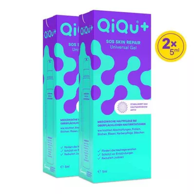 QiQu SOS SKIN REPAIR Gel universale (2x5 ml)