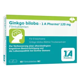 GINKGO BILOBA-1A Pharma 120 mg Compresse rivestite con film, 60 Capsule