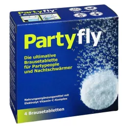PARTYFLY Compresse effervescenti, 4 pz