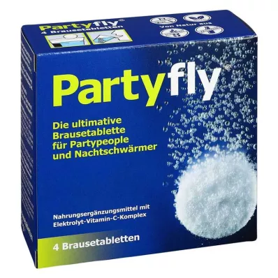 PARTYFLY Compresse effervescenti, 4 pz