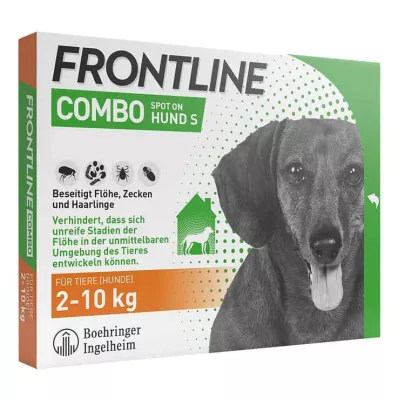 FRONTLINE Combo Spot on Dog S Lsg.per.applicazione.sulla.pelle, 3 pz