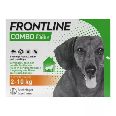 FRONTLINE COMBO contro zecche, pulci nei cani S (2 -10 kg), 6 pezzi