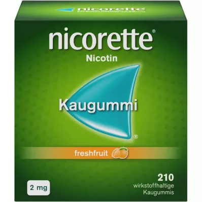 NICORETTE Gomma da masticare al frutto fresco da 2 mg, 210 pezzi