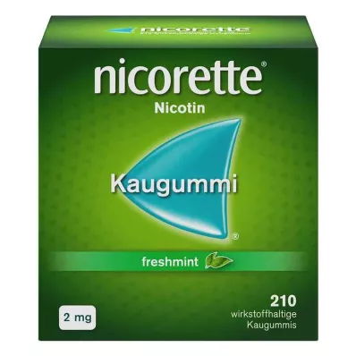 gomma da masticare alla nicorette alla menta fresca, 2 mg di nicotina, 210 pezzi gomma da masticare alla nicorette alla menta fresca, 2 mg di nicotina, 210 pezzi