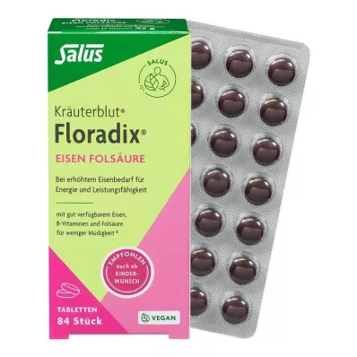 Floradix compresse di ferro acido folico, 84 pz Floradix compresse di ferro acido folico, 84 pz