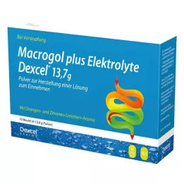 MACROGOL più Elettroliti Dexcel 13,7 g PLE, 10 pz