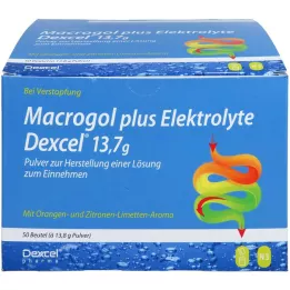 MACROGOL più Elettroliti Dexcel 13,7 g PLE, 50 pz