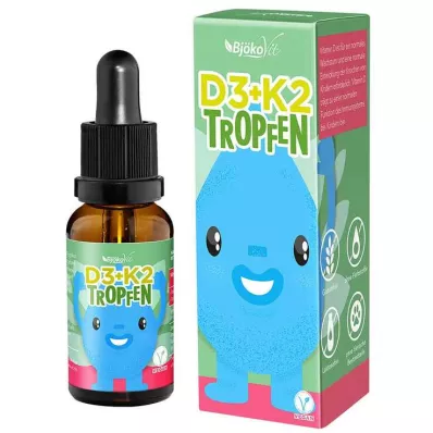 Vitamina D3 + K2 gocce per bambini, 10 ml Vitamina D3 + K2 gocce per bambini, 10 ml