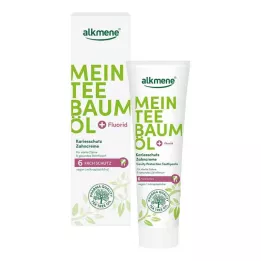 ALKMENE Il mio dentifricio anti-carie allolio di Tea Tree, 100 ml