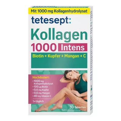 Tetesept Collagen 1000 Intens compresse, 30 pz Tetesept Collagen 1000 Intens compresse, 30 pz