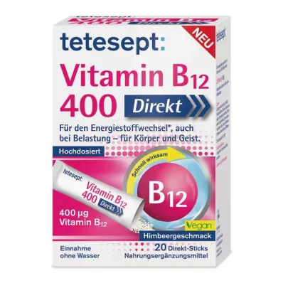 Tetesept Vitamin B12 400 stick diretti (20 pezzi) Tetesept Vitamin B12 400 stick diretti (20 pezzi)