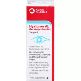 HYALURON AL Gel collirio 3 mg/ml, 1X10 ml