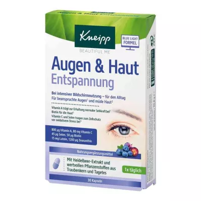 Kneipp Eyes & Capsule per il rilassamento cutaneo (30 pezzi) Kneipp Eyes & Capsule per il rilassamento cutaneo (30 pezzi)
