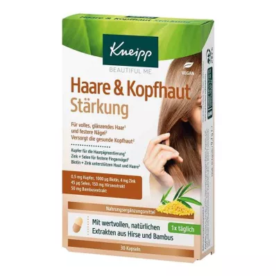 Kneipp Capelli &amp; Capsule per rinforzare il cuoio capelluto, 30 pz