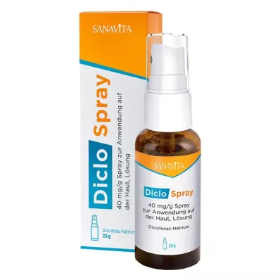 DicloSpray 40 mg/g per uso sulla pelle, 25 g DicloSpray 40 mg/g per uso sulla pelle, 25 g