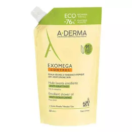 A-DERMA EXOMEGA CONTROL Ricarica di olio per doccia, 500 ml