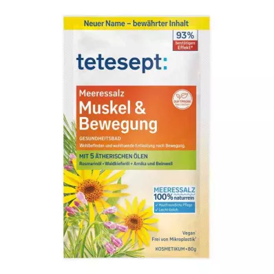 Movimento muscolare al sale marino Tetesept &amp; (80 g)