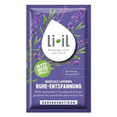 LI-IL Sale da bagno lavanda calma + relax, 80 g