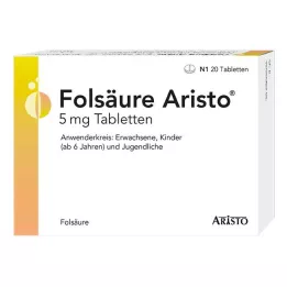 FOLSÄURE ARISTO compresse da 5 mg, 20 pezzi