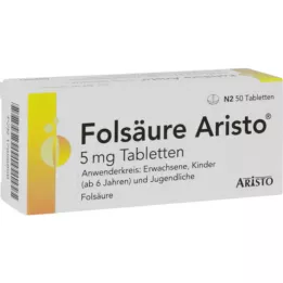 FOLSÄURE ARISTO compresse da 5 mg, 50 pz