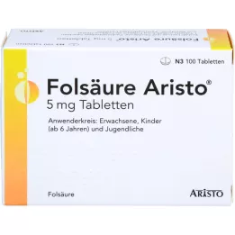 FOLSÄURE ARISTO compresse da 5 mg, 100 pz