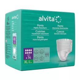ALVITA Pantaloni per incontinenza maxi xl, 14 pz