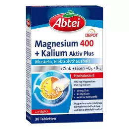 ABTEI Compresse di magnesio 400+potassio, 30 pezzi