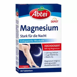 ABTEI Magnesio forte per la notte Tabl.TF, 30 pz