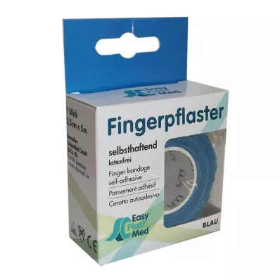 UM Cerotto per dita Easyplast fatto da sé 2,5 cmx5 m blu, 1 pezzo