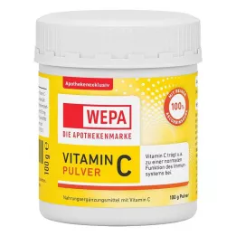 WEPA Vitamina C in polvere in barattolo, 100 g
