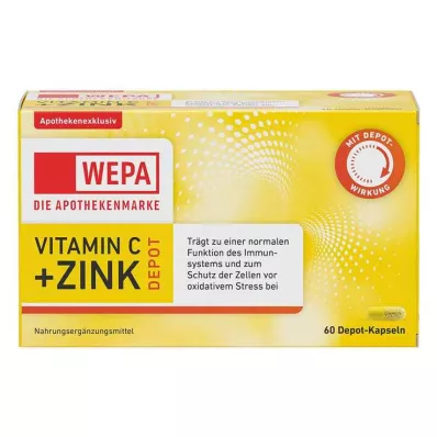 Capsule Wepa Vitamina C + Zinco, 60 pz