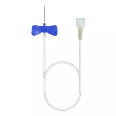 Venofix A venipuntura b.23 G 0,65x19mm 30cm blu, 1 pz