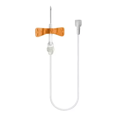 Venofix Punto vena di sicurezza.25 G 0,5x19mm 30cm arancione, 1 pz Venofix Punto vena di sicurezza.25 G 0,5x19mm 30cm arancione, 1 pz