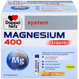 DOPPELHERZ Magnesio 400 Sistema liquido Trinkamp., 30 pz