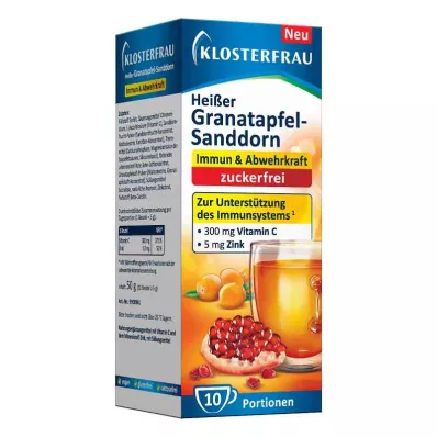 Klosterfrau Melograno piccante Olivello spinoso senza zucchero (10x5 g) Klosterfrau Melograno piccante Olivello spinoso senza zucchero (10x5 g)