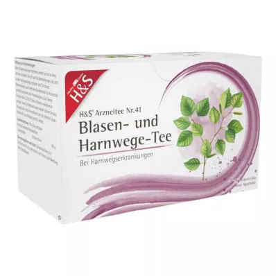 H&amp;S® Bustine filtro per tè alla vescica e alle vie urinarie, 20X2 g