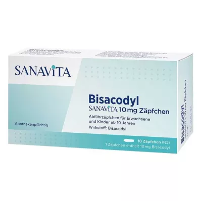 Bisacodyl Sanavita 10 mg supposte, 10 pz