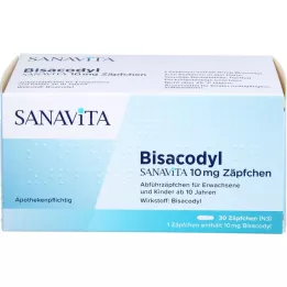 BISACODYL SANAVITA supposta da 10 mg, 30 pezzi