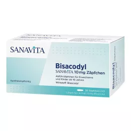 BISACODYL SANAVITA supposta da 10 mg, 30 pezzi