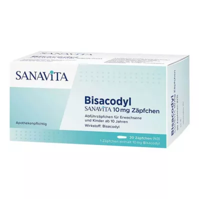 Bisacodyl Sanavita 10 mg supposte, 30 pz