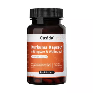 Capsule curcuma + zenzero + incenso, alto dosaggio, 90 pezzi Capsule curcuma + zenzero + incenso, alto dosaggio, 90 pezzi